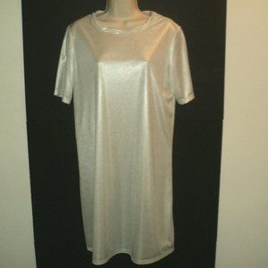 Yansi Fugel Dress M Silvery-Mint Green Short Slv